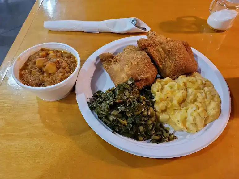 Fried chicken with sides